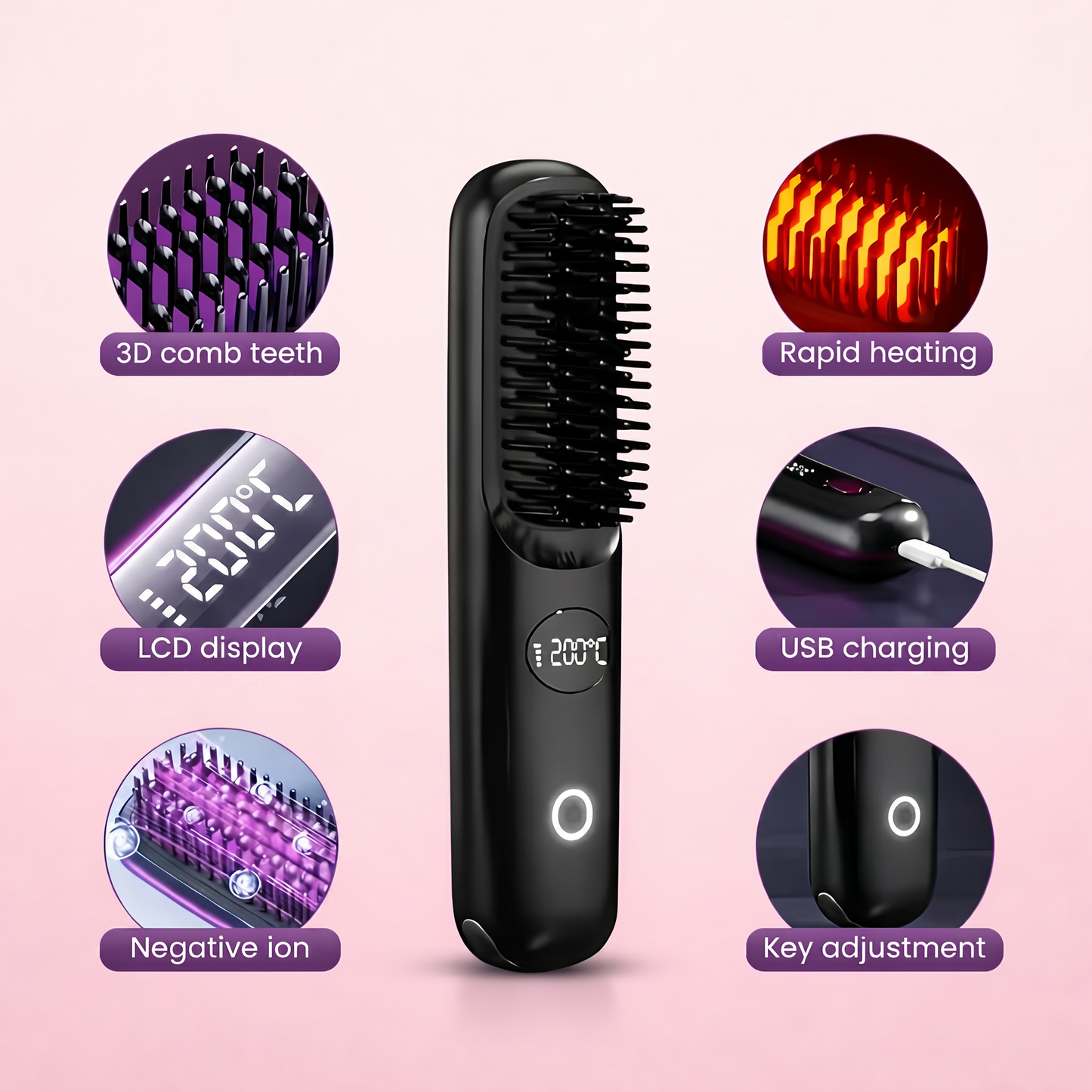 Zylo™ Cordless Hair Straightener V2
